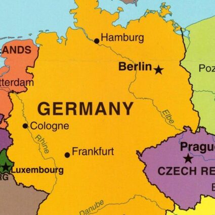 Colorful Political Map of Europe (JPEG Digital Download) - Etsy