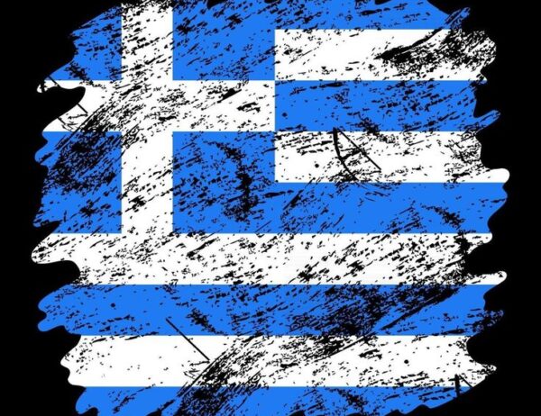 Download greece flag grunge brush background for free