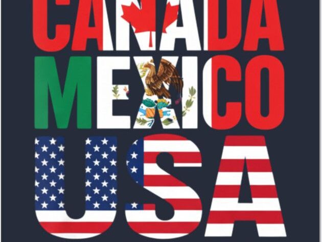 Canada Mexico Usa 2026 World Cup Host Nations Poster